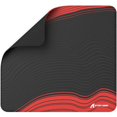 Ігрова поверхня Attack Shark CM02 450x400x4мм Contour line Black Red