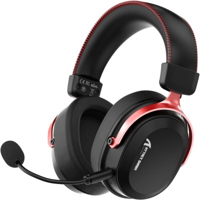 Ігрова гарнітура Attack Shark L30PRO Wireless,2.4GHz/Bluetooth/3.5mm AUX/AUX-to-Type-C,Black and Red