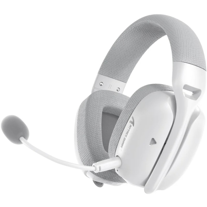 Ігрова гарнітура Attack Shark L80PRO Wireless, 2.4GHz/Bluetooth/3.5mm White