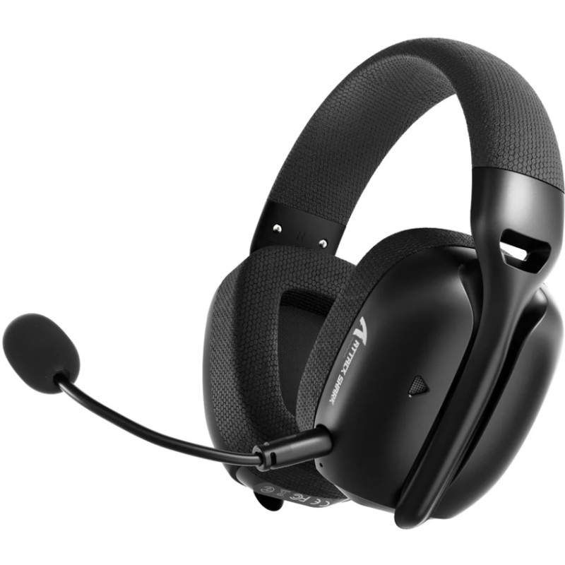 Ігрова гарнітура Attack Shark L80PRO Wireless, 2.4GHz/Bluetooth/3.5mm Black