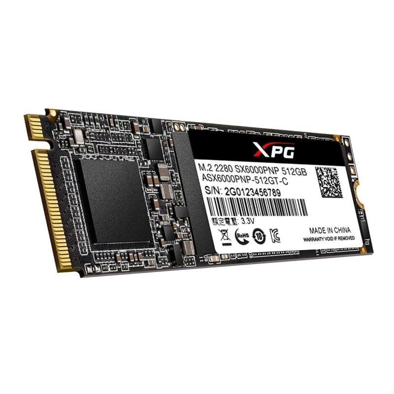 SSD M.2 ADATA XPG SX6000 Pro 512GB 2280 PCIe 3.0x4 NVMe 3D Nand Read/Write: 2100/1500 MB/sec