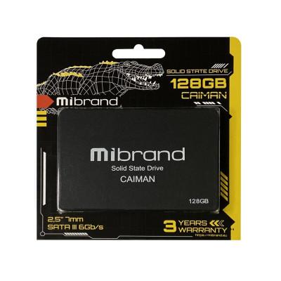 Накопичувач SSD Mibrand Caiman 128GB 2.5" 7mm SATAIII Standard (MI2.5SSD/CA128GBST)