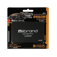 Накопичувач SSD Mibrand Caiman 256GB 2.5" 7mm SATAIII Standard (MI2.5SSD/CA256GBST)