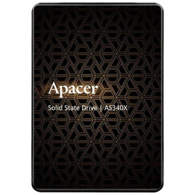 SSD Apacer AS340X 120GB 2.5" 7mm SATAIII 3D NAND Read/Write: 550/520 MB/sec (AP120GAS340XC-1)