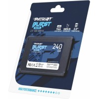 Накопичувач SSD Patriot Burst Elite 240GB 2.5" 7mm SATAIII TLC 3D (PBE240GS25SSDR)