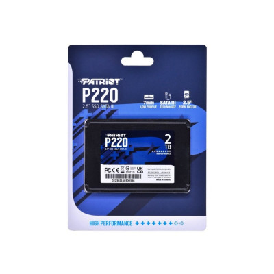 SSD Patriot P220 2TB 2.5" 7mm SATAIII (P220S2TB25)