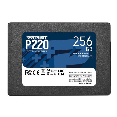 SSD Patriot P220 256GB 2.5" 7mm SATAIII (P220S256G25)