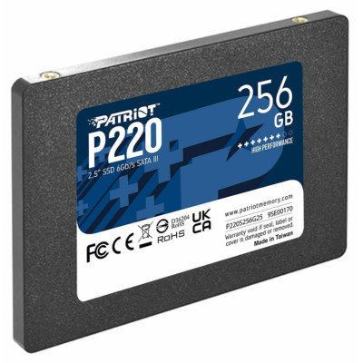 SSD Patriot P220 256GB 2.5" 7mm SATAIII (P220S256G25)