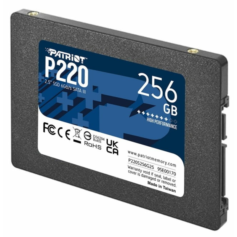 Накопичувач SSD Patriot P220 256GB 2.5" 7mm SATAIII (P220S256G25)