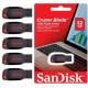 Flash SanDisk USB 2.0 Cruzer Blade 32Gb Black/Red
