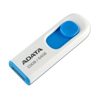 Flash A-DATA USB 2.0 C008 64Gb White/Blue