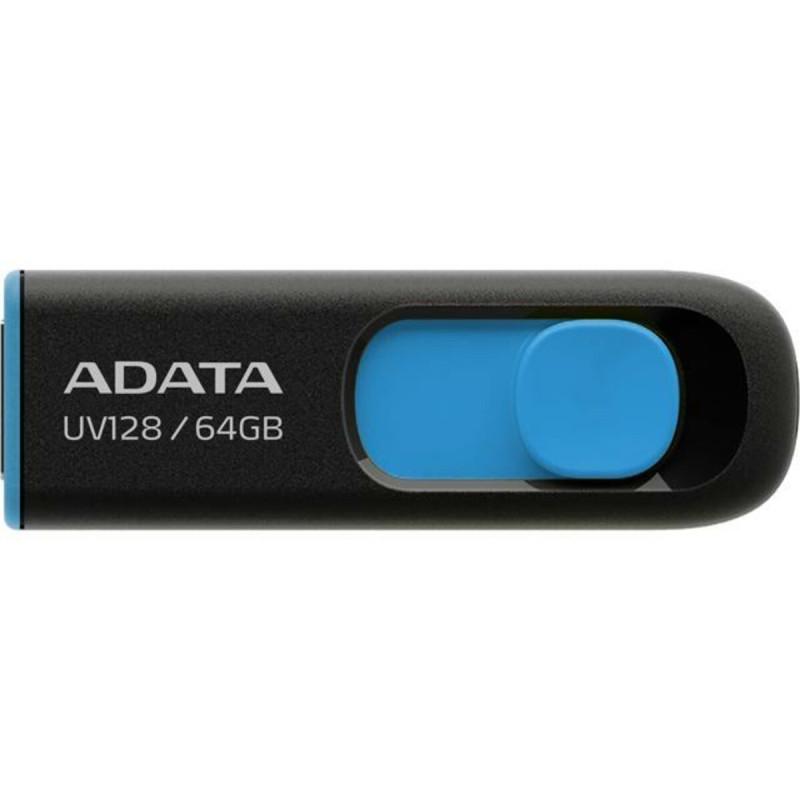Flash A-DATA USB 3.2 UV 128 64Gb Black/Blue