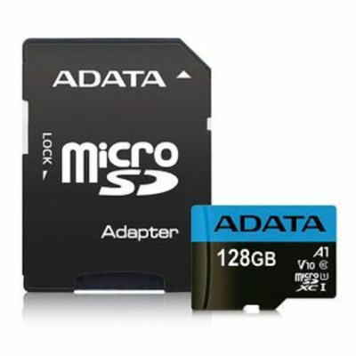 microSDXC (UHS-1) A-DATA Premier 128Gb Class 10 А1 (R-100Mb/s) (adapter SD)