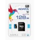 microSDXC (UHS-1) A-DATA Premier 128Gb Class 10 А1 (R-100Mb/s) (adapter SD)