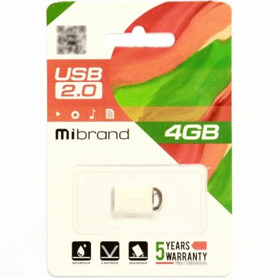 Flash Mibrand USB 2.0 Lynx 4Gb Silver