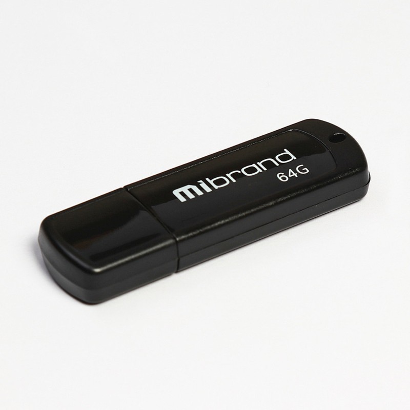 Flash Mibrand USB 2.0 Grizzly 64Gb Black
