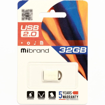 Flash Mibrand USB 2.0 Lynx 32Gb Silver