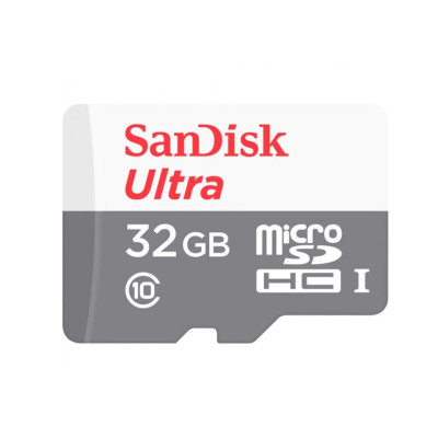 microSDHC (UHS-1) SanDisk Ultra 32Gb class 10 A1 (100Mb/s) (adapter SD)