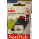 microSDHC (UHS-1) SanDisk Ultra 32Gb class 10 A1 (100Mb/s)