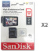 microSDXC (UHS-1 U3) SanDisk High Endurance 256Gb class 10 V30 (100Mb/s) (adapterSD)