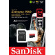 microSDXC (UHS-1 U3) SanDisk Extreme Pro A2 64Gb class 10 V30 (R200MB/s,W90MB/s) (adapter)
