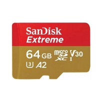 microSDXC (UHS-1 U3) SanDisk Extreme For Mobile Gaming A2 64Gb class 10 V30 (R170MB/s, W80MB/s)