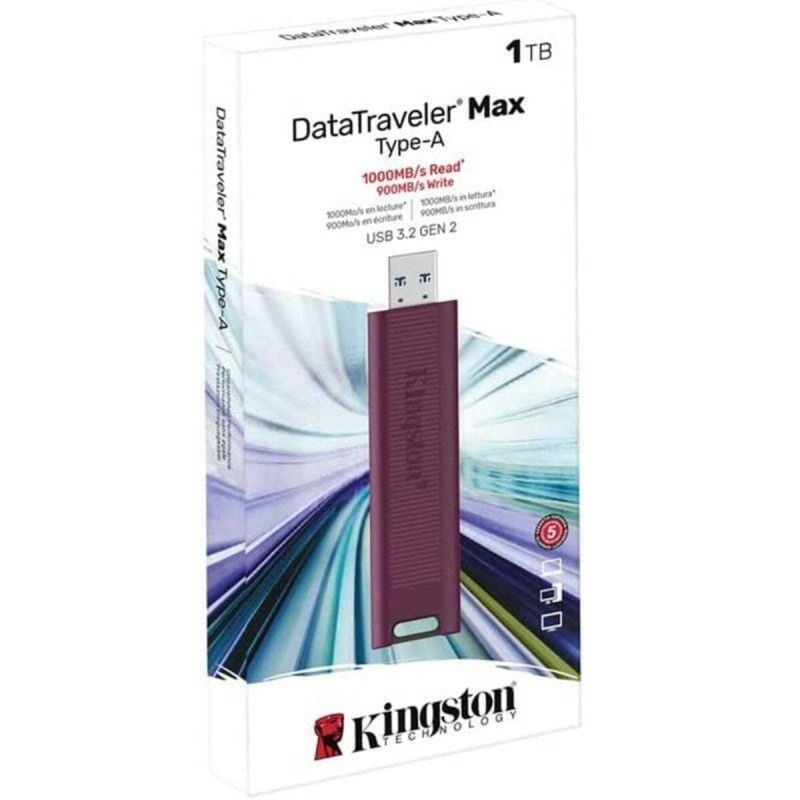 Flash Kingston USB 3.2 Gen 2 Type A DT Max 1TB Red