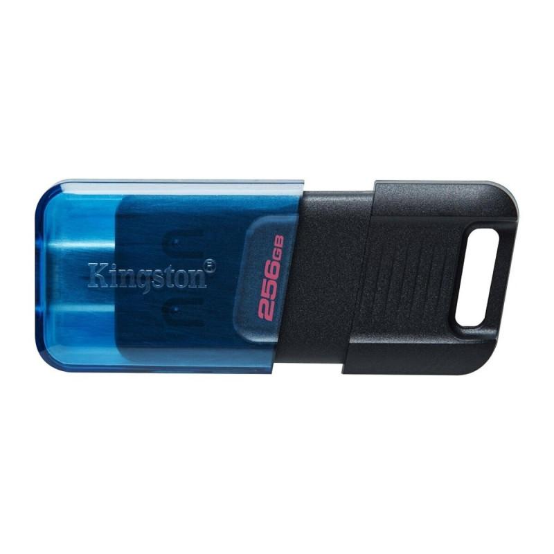 Flash Kingston USB 3.2 DT 80M 256GB Type-C Black/Blue