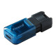 Flash Kingston USB 3.2 DT 80M 256GB Type-C Black/Blue