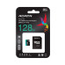 microSDXC (UHS-1 U3) A-DATA Premier Pro 128Gb Class 10 V30S A2 (R-100Mb/s W85Mb/s) (adapter SD)