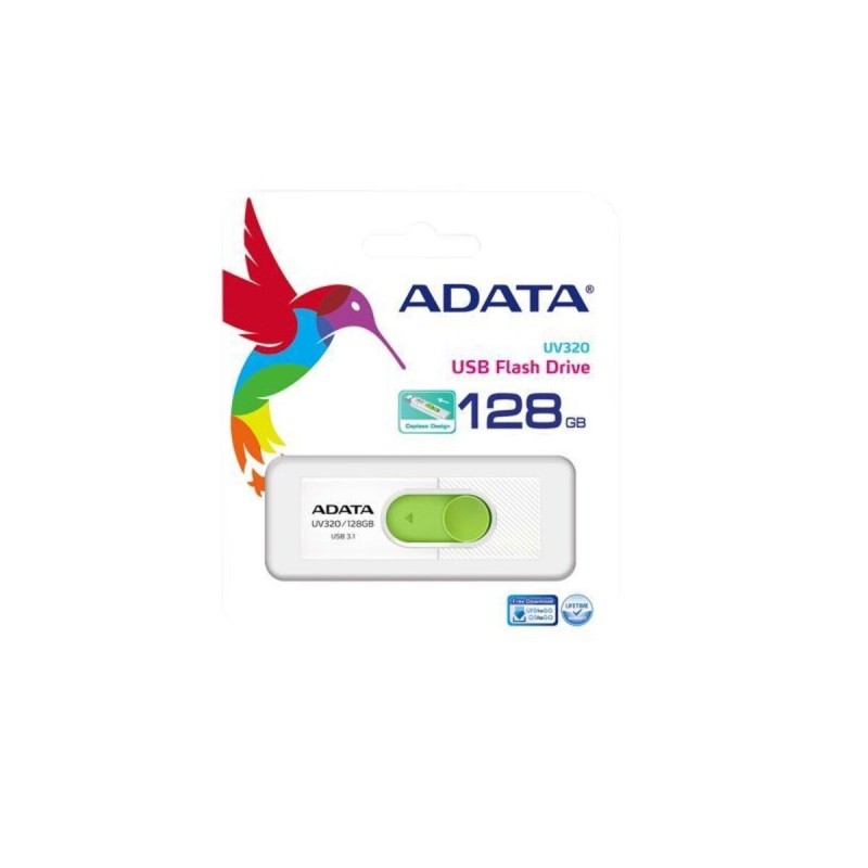 Flash A-DATA USB 3.0 AUV 320 128Gb White/Green