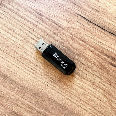 Flash Mibrand USB 3.2 Gen1 Marten 64GB Black