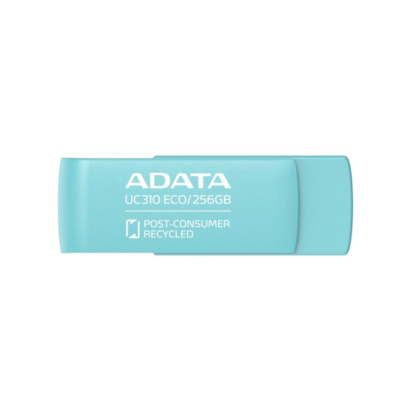 Flash A-DATA USB 3.2 UC310 Eco 256Gb Green