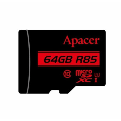 microSDXC (UHS-1) Apacer 64Gb class 10 R85MB/s