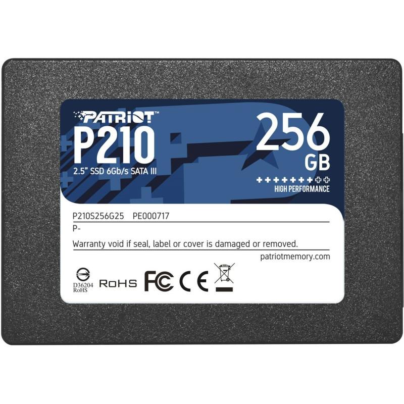 Накопичувач SSD Patriot P210 256GB 2.5" 7mm SATAIII 3D QLC (P210S256G25)