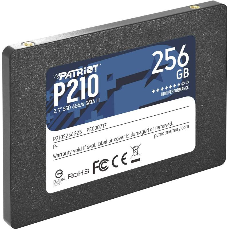 Накопичувач SSD Patriot P210 256GB 2.5" 7mm SATAIII 3D QLC (P210S256G25)