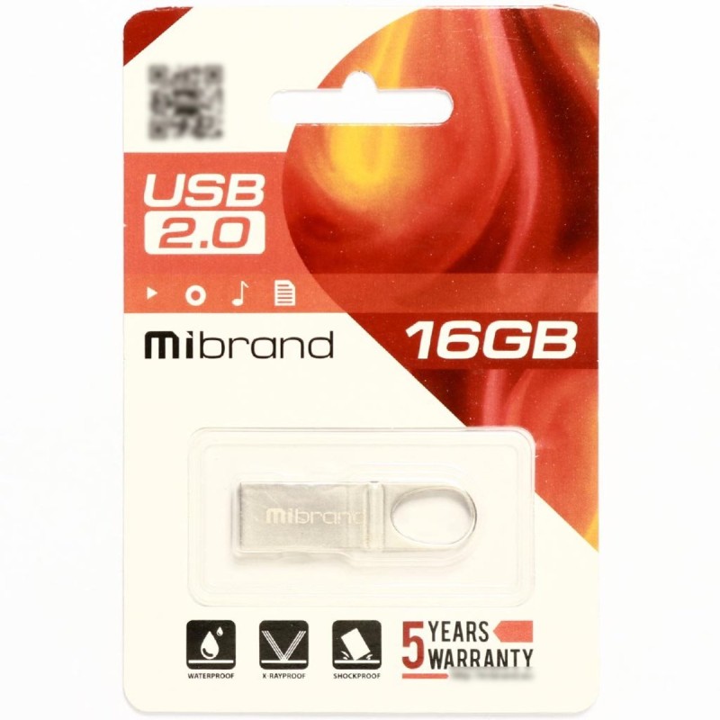 Flash Mibrand USB 2.0 Irbis 16Gb Silver