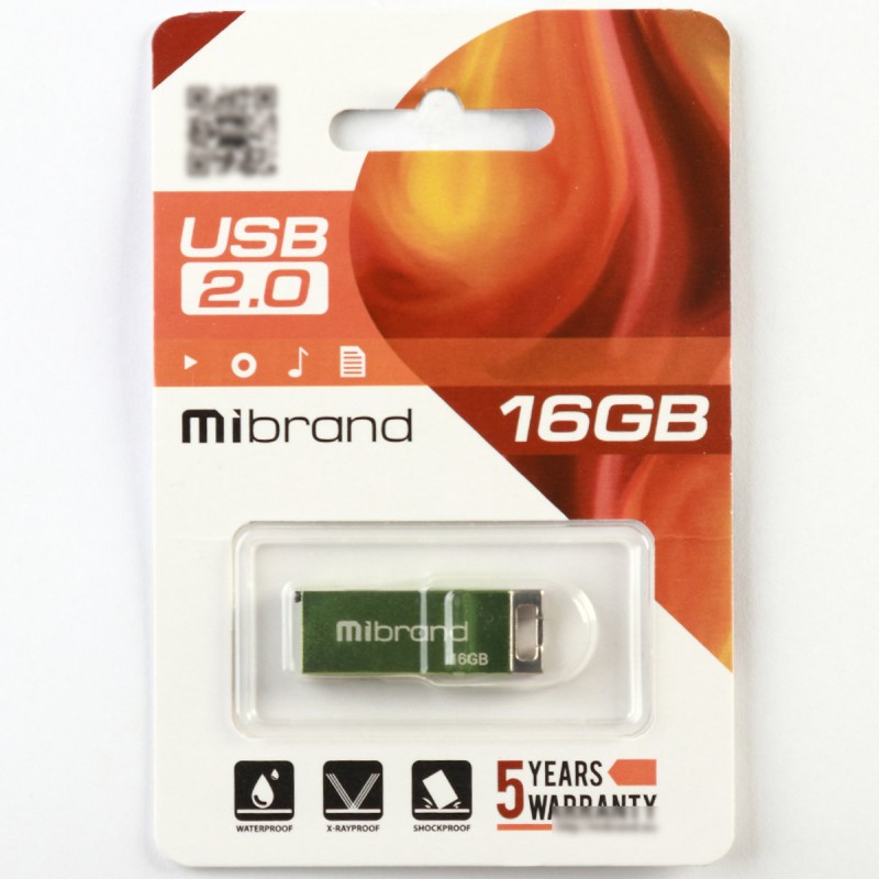 Flash Mibrand USB 2.0 Chameleon 16Gb Light green