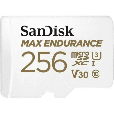 microSDXC (UHS-1 U3) SanDisk MAX Endurance 256Gb class 10 V30 (100Mb/s) (adapterSD)