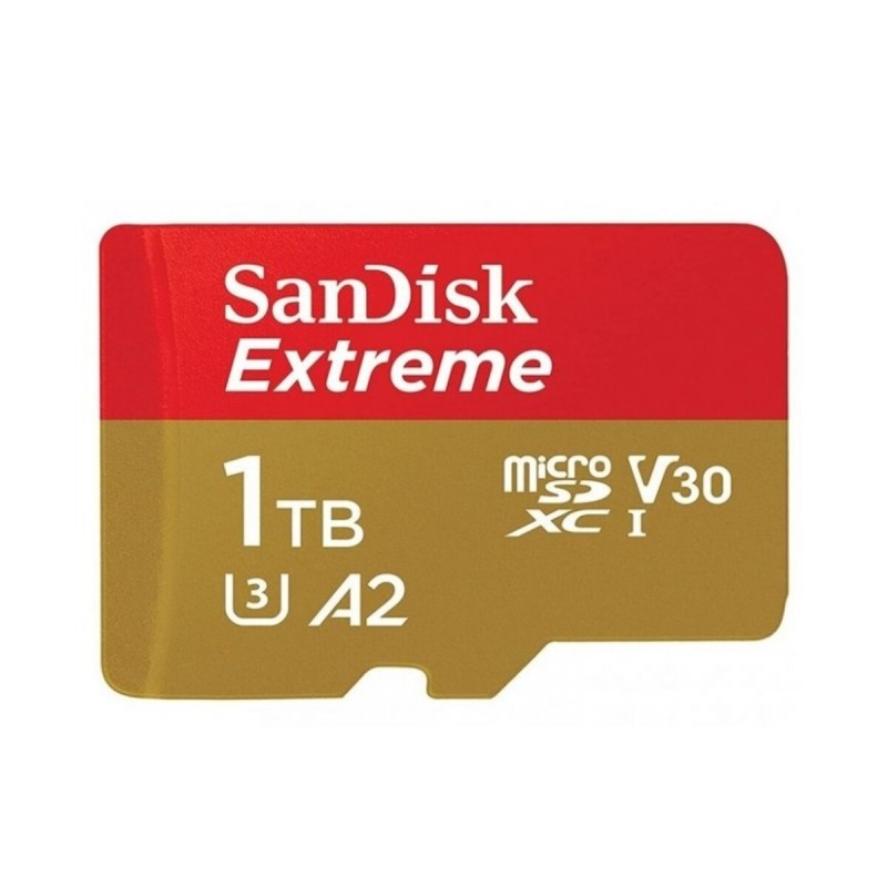 microSDXC (UHS-1 U3) SanDisk Extreme A2 1TB Class 10 V30 (R190MB/s, W130MB/s) (adapter SD)