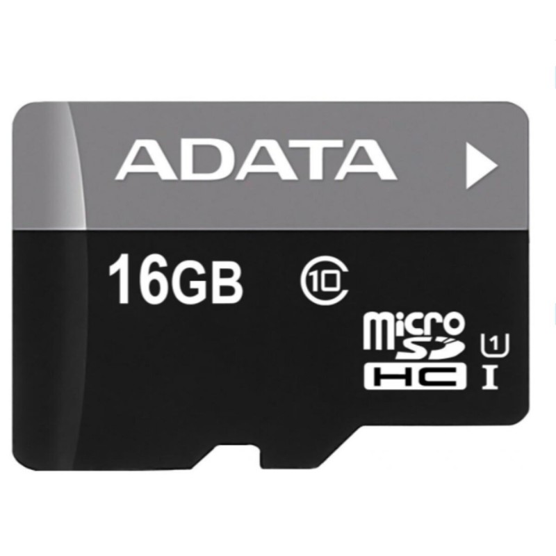 microSDHC (UHS-1) A-DATA Premier 16Gb Class 10 (R-80Mb/s) (adapter SD)