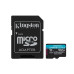 microSDXC (UHS-1 U3) Kingston Canvas Go Plus 512Gb class 10 A2 V30 (R170MB/s, W90MB/s) (adapter SD)