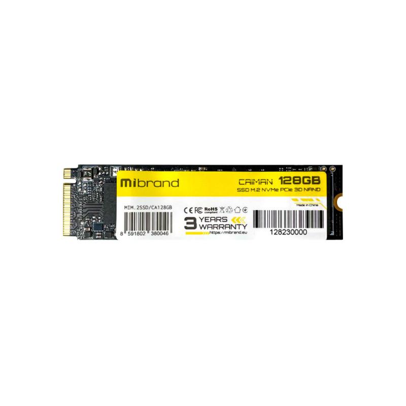 Накопичувач SSD M.2 Mibrand Caiman 128GB NVMe 2280 PCIe 3.0 3D NAND (MIM.2SSD/CA128GB)