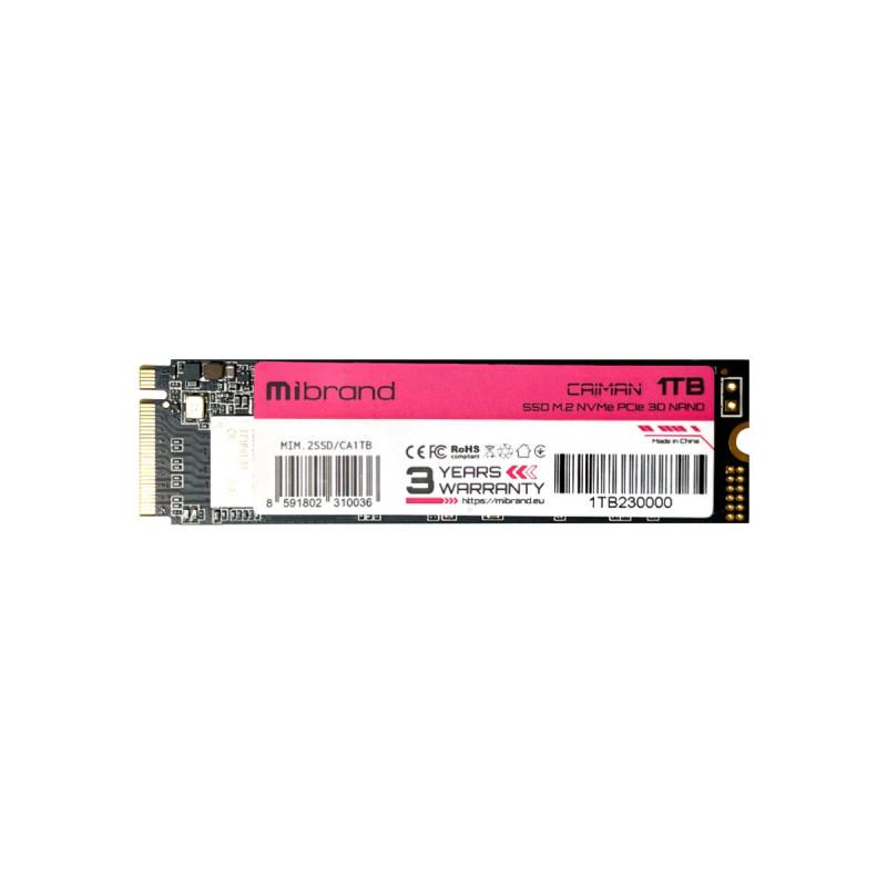 Накопичувач SSD M.2 Mibrand Caiman 1TB NVMe 2280 PCIe 3.0 3D NAND (MIM.2SSD/CA1TB)