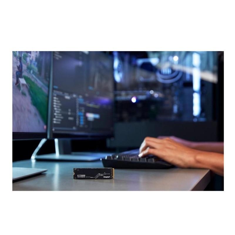 Накопичувач SSD M.2 Kingston KC3000 4096GB NVMe 2280 PCIe 4.0 x4 3D NAND TLC (SKC3000D/4096G)