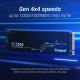 Накопичувач SSD M.2 Kingston KC3000 4096GB NVMe 2280 PCIe 4.0 x4 3D NAND TLC (SKC3000D/4096G)