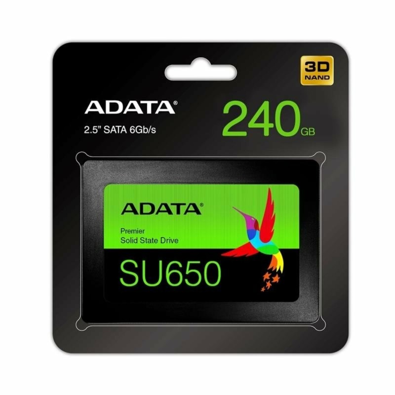 Накопичувач SSD ADATA Ultimate SU650 240GB 2.5" SATA III 3D NAND TLC (ASU650SS-240GT-R)