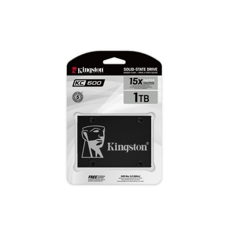 Накопичувач SSD Kingston KC600 1024GB 2.5" SATAIII (SKC600/1024G)