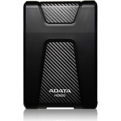 PHD External 2.5'' ADATA USB 3.1 DashDrive Durable HD650 1TB Black (AHD650-1TU31-CBK)