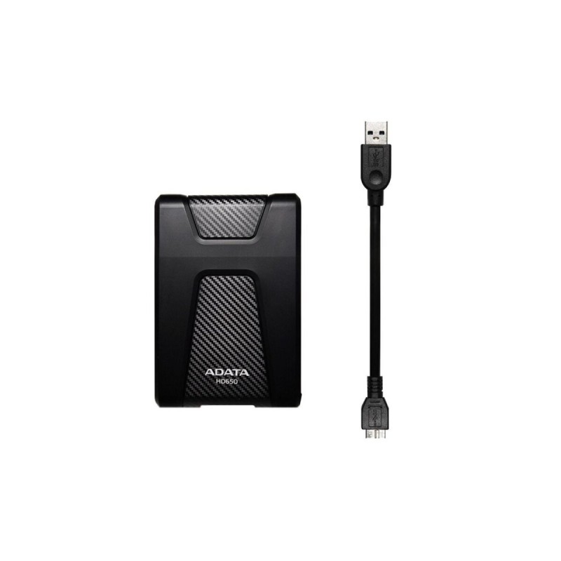 Зовнішній жорсткий диск PHD External 2.5'' ADATA USB 3.1 DashDrive Durable HD650 1TB Black (AHD650-1TU31-CBK)